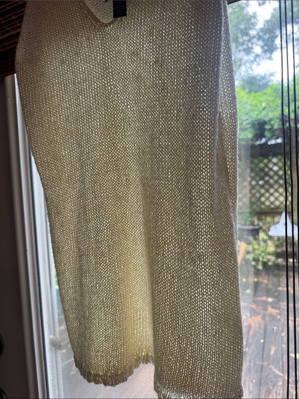 Ralph Lauren Cream Knit V-Neck Tank Top - Picture 9 of 11